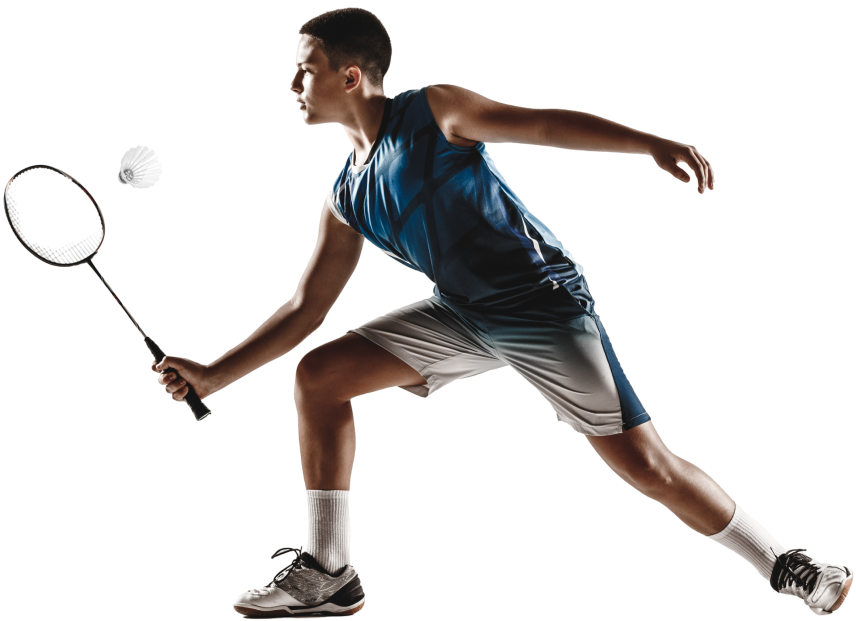 Joueur de badminton